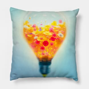 Bright idea wildflowers Pillow