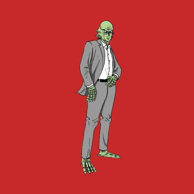 Creature in a suit by ctupa