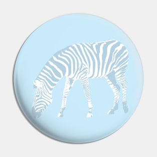 Blue zebra Pin