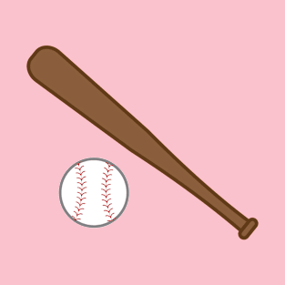 Pink Baseball and Ball T-Shirt