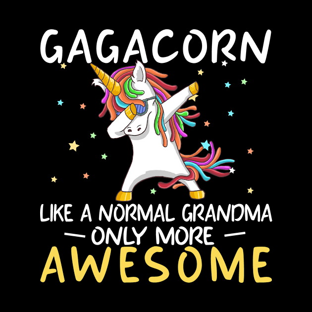 Gagacorn Birthday Auntie Unicorn Gift by followthesoul