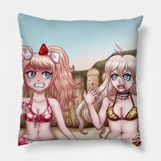 Two Blondies Pillow