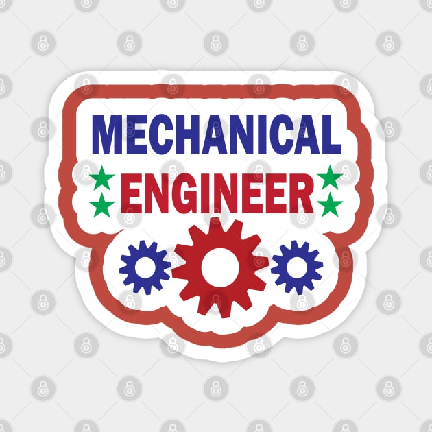 Mechnical Engineer Gears Design for Mechanical engineers Magnet by ArtoBagsPlus