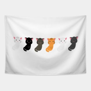 Cat Pack Cute Mini Kittens Tapestry