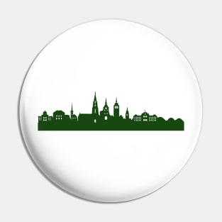 BERN skyline in forest green Pin