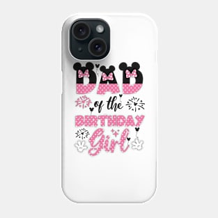 Dad And Mom Birthday Girl Mouse Family Matching Phone Case