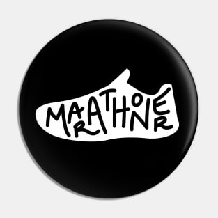 Marathon Runner Marathoner Marathon Running Shoe Men Women Pin