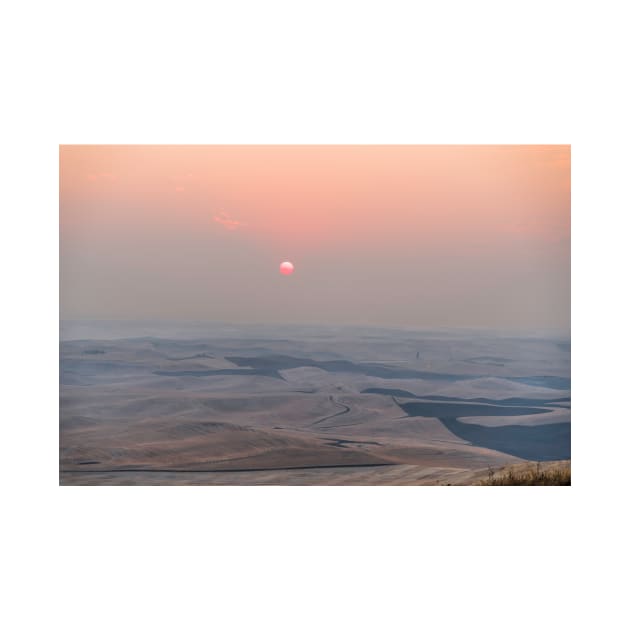 Smokey Palouse Sunrise by MCHerdering