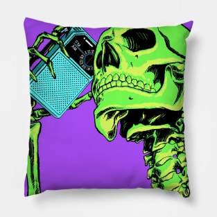 Fluorescent skeleton Pillow