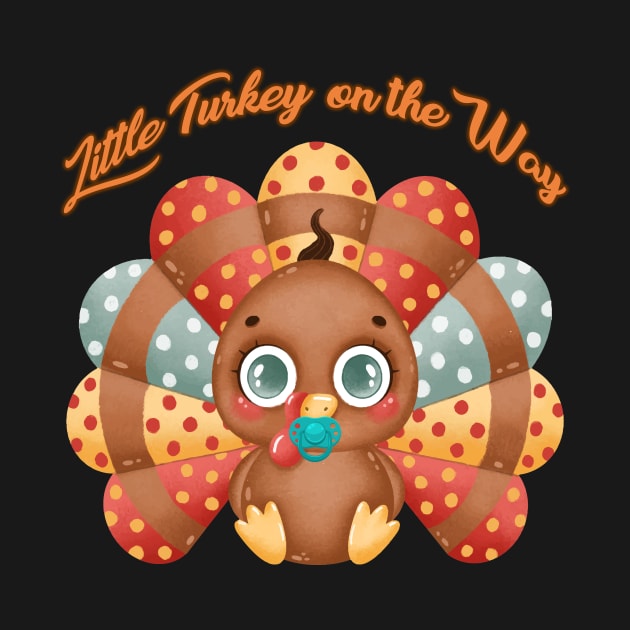 Little Turkey on the Way by WalkingMombieDesign