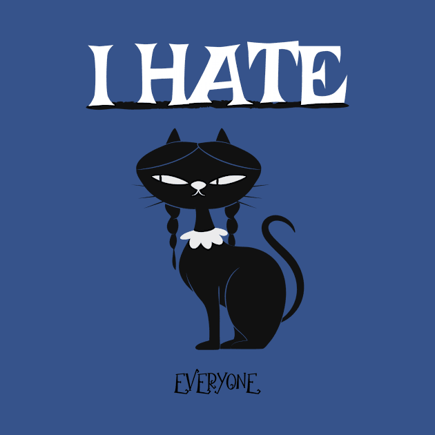 I hate everyone by Biddie Gander Designs