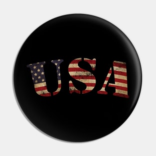 USA Flag vintage Pin