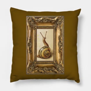 Gilded Snail Pillow