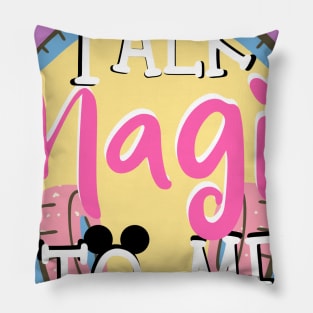 Talk Magic to Me Headphones Pillow