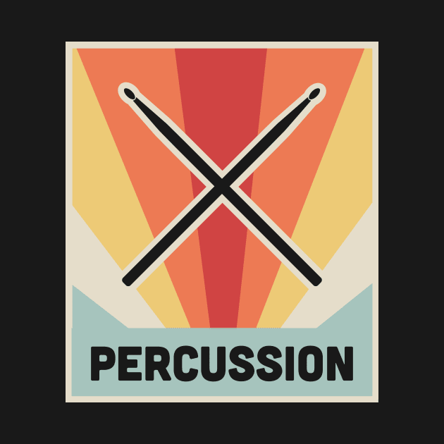 PERCUSSION | Vintage Marching Band Percussion Drum Sticks by Wizardmode