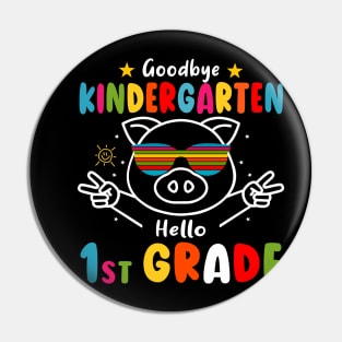 Goodbye kindergarten Graduation 2024 Hello 1st Grande Pig Pin