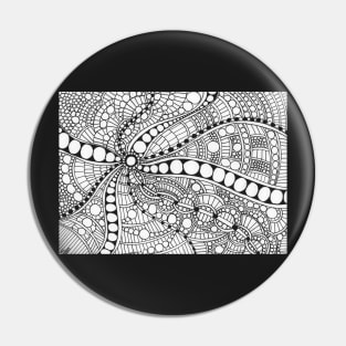 Abstract concentric pattern Pin