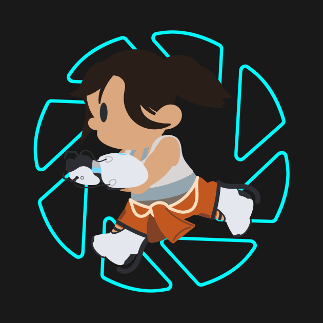 Chell Crossing - Aperture Logo by JPenfieldDesigns