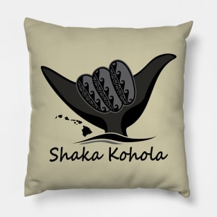 The Shaka Kohala Whale Tail Pillow