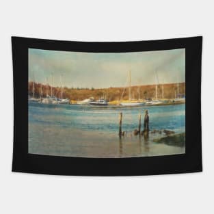 Moorings on the Beaulieu River Tapestry