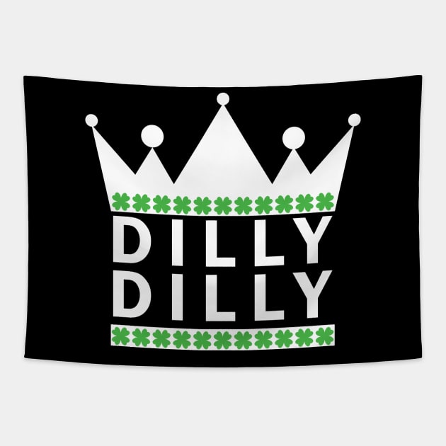 St. Patrick's Day Dilly Dilly Beer Medieval T-Shirt Tapestry by CMDesign