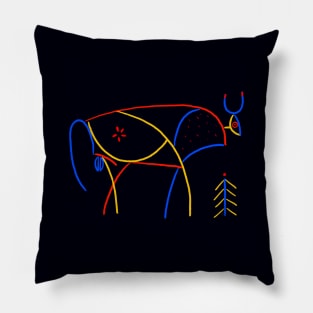 Picasso bull Pillow