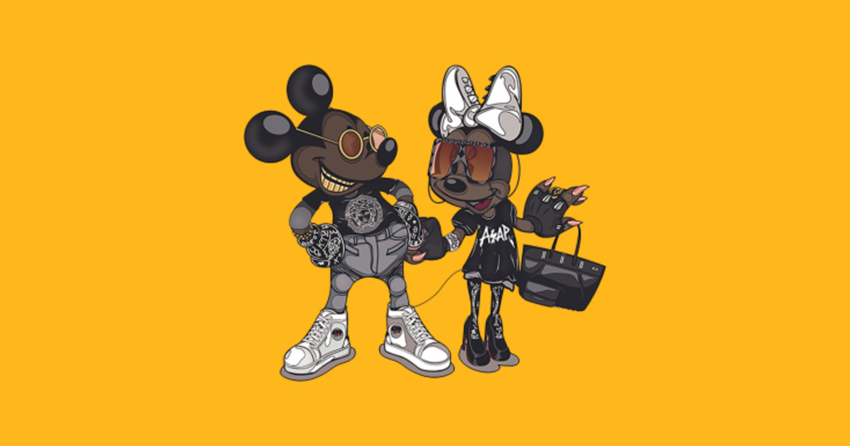 Mickey Mouse Killer - Mickey Mouse Animation Kid Kids Cute Funny Animal Case Phone Sticker Black ...