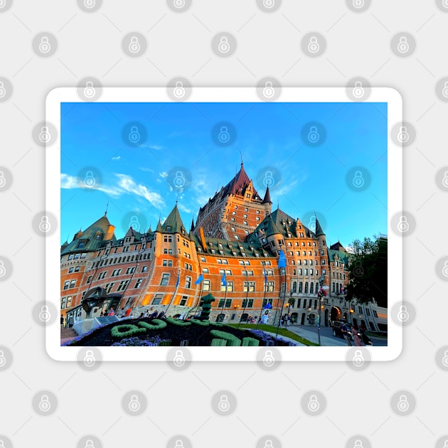 Quebec city Magnet by mptresart