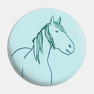 Colorful horse Pin