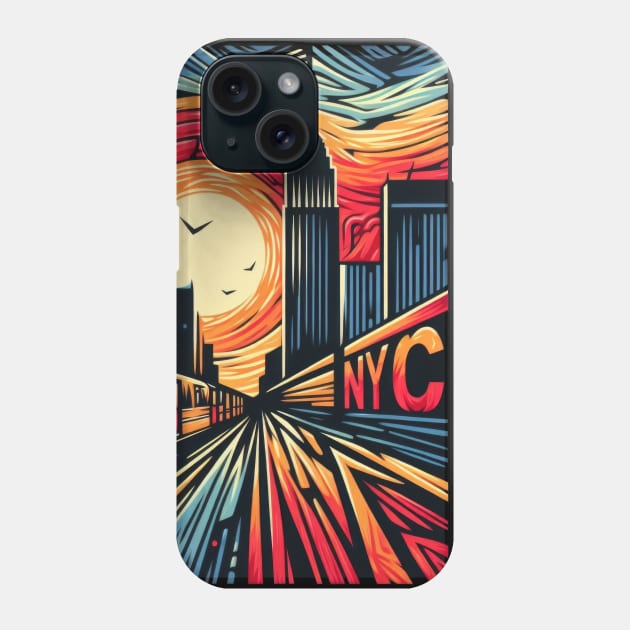 New York Subway NYC Subway Train Phone Case by Nysa Design