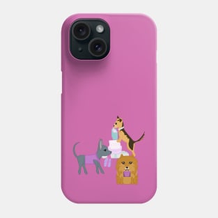 Puppy Shopping Spree Phone Case