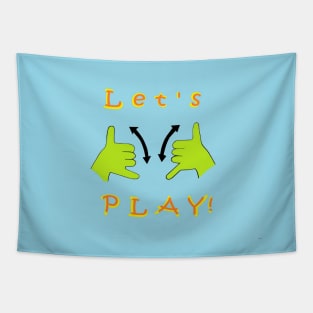 ASL Let's Play Tapestry