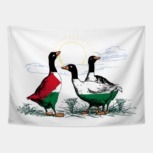 Palestine Geese Tapestry