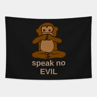 Speak no evil dark Tapestry