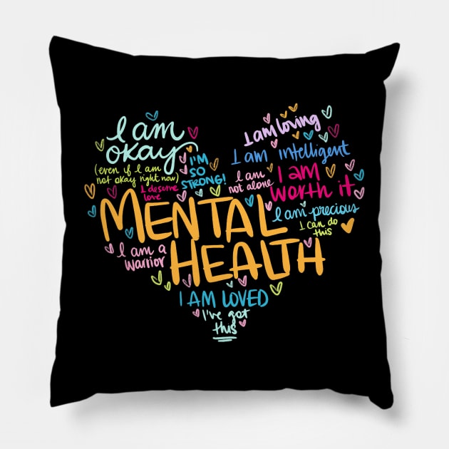 Mental Health Awareness Gifts Depression Pillow by everetto