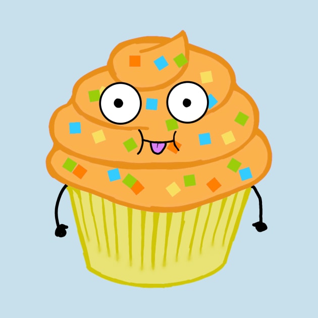 Silly Kawaii Cupcake by DesignsBySaxton