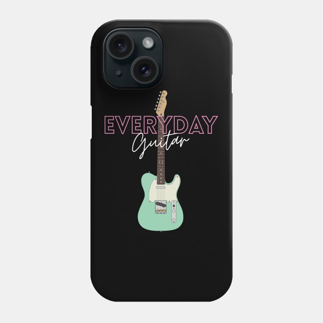 Everyday Guitar T-Style Electric Guitar Phone Case by nightsworthy