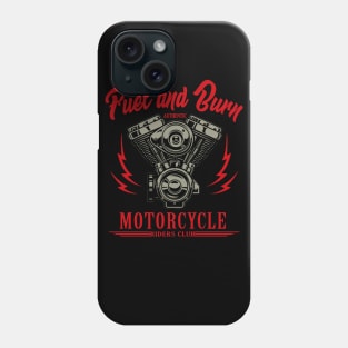 Motorcycle Fuel and Burn Phone Case