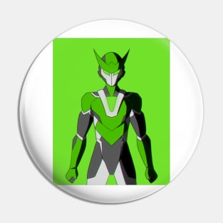 green hero Pin