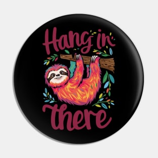 Funny Sloth Hanging Pin