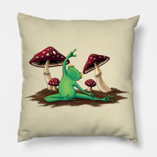 Yoga frog Pillow