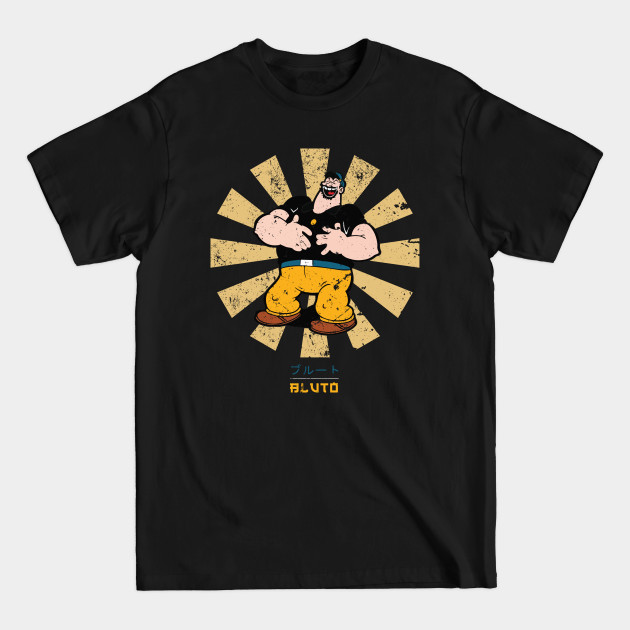 Disover Bluto Retro Japanese Popeye - Popeye - T-Shirt