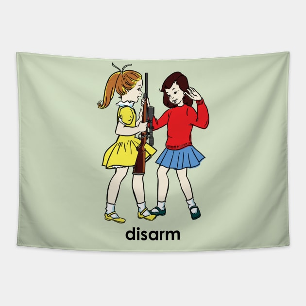 Self Defense Flash Cards: Disarm Tapestry by StudioPM71