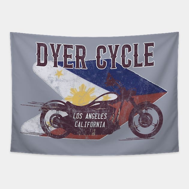 Dyer Cycle Philippines II Tapestry by MotoGirl