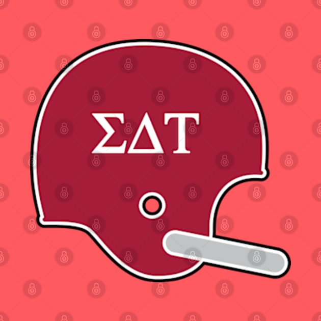 Alabama Sigma Delta Tau Retro Helmet by Rad Love