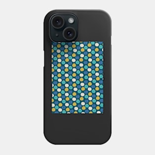 Sea urchins in blue, yellow , white and turqoise Phone Case