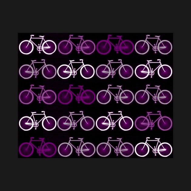 Asexual Pride Bicycles Pattern by VernenInk