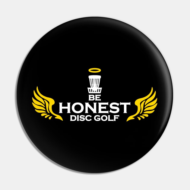 Be Honest "Wings" Gold/White Pin by EnolaReven