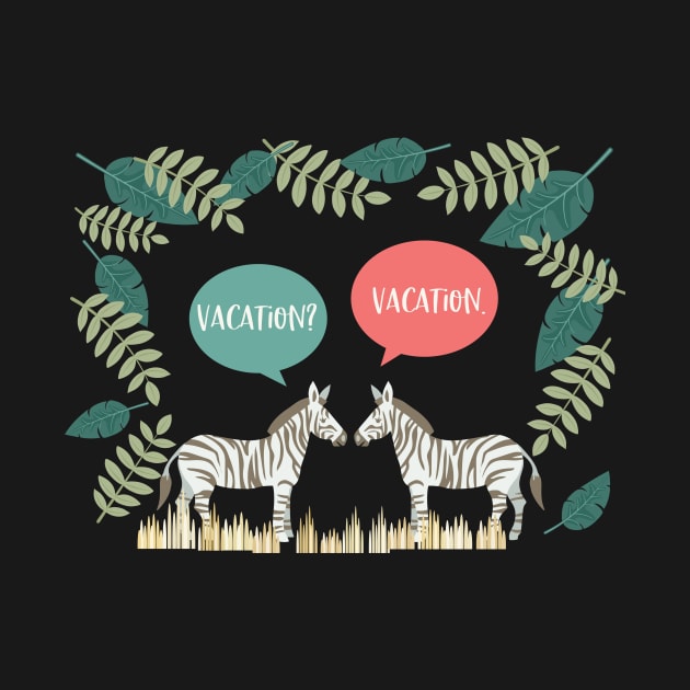 Zebra Vacation! by SWON Design