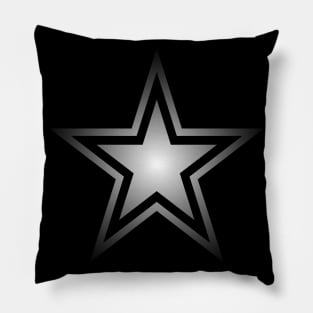 Silver Transparent Star Pillow